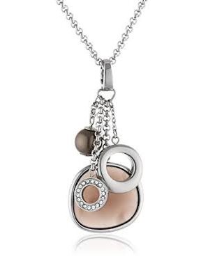 Collier Fossil Femme in Acier Zircone JF85558040 - JF85558040